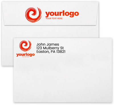 Premium White 32lb A9 Invitation Envelopes (5 3/4 x 8 3/4) with Peel & Seal