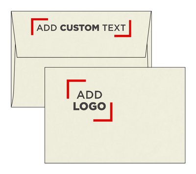 Natural with Red Foil Lining 28lb A4 Invitation Envelopes (4 1/4 x 6 1/4) with Peel & Seal