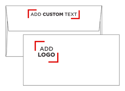 White with Black Foil Lining 24lb Photo Greeting Invitation Envelopes (4 3/8 x 8 1/4) with Peel & Seal