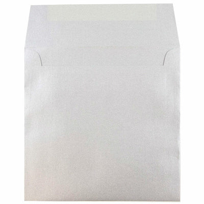 Silver Metallic 32lb 6 1/2 x 6 1/2 Square Envelopes