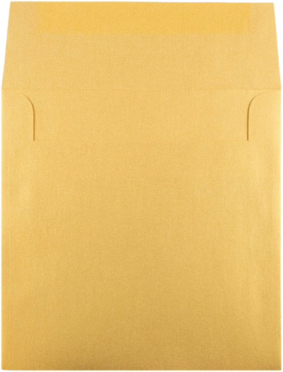 Gold Metallic 32lb 6 x 6 Square Envelopes