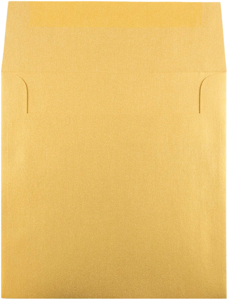 Gold Metallic 32lb 6 x 6 Square Envelopes