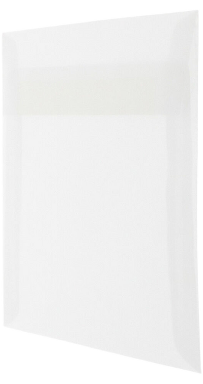 Clear Translucent 30lb 8 1/2 x 8 1/2 Square Envelopes