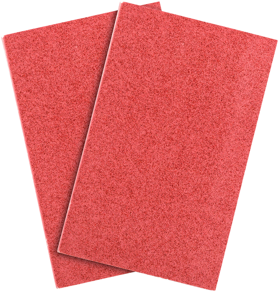 Red 3 1/2 x 5 1/2 Glitter Pocket Journals - 2 Pack