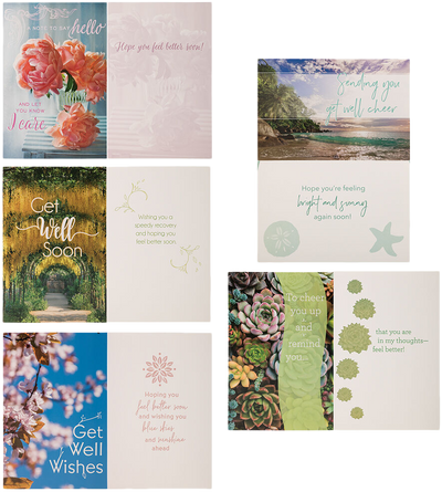 Nature Get Well Assortment Card Set