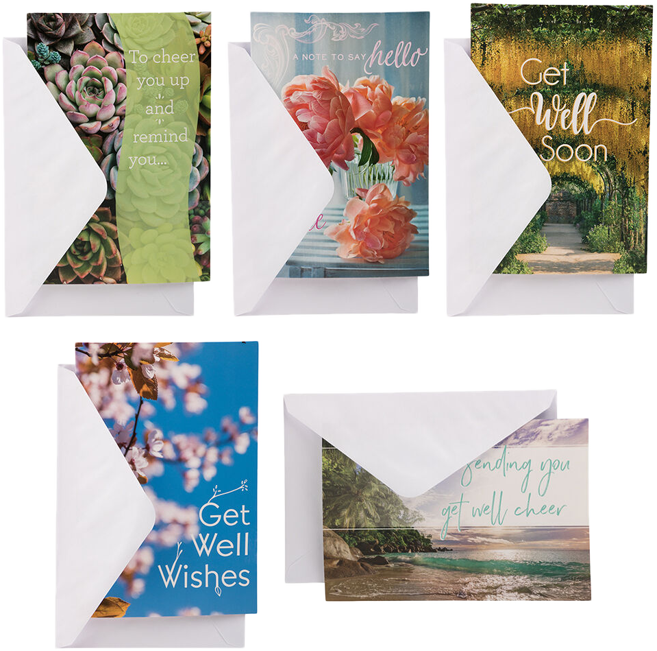Nature Get Well Assortment Card Set
