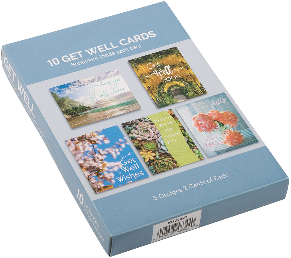 Nature Get Well Assortment Card Set