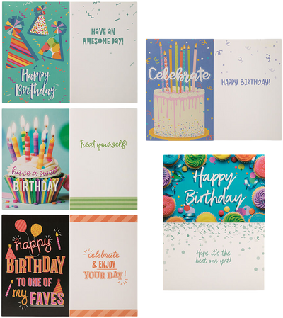 Birthday Bash Assortment Cards - 10 Pack