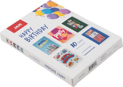 Happy Birthday Cards Assortment - 10 Pack