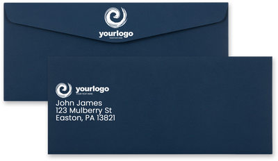Navy Blue 32lb #10 Regular Envelopes (4 1/8 x 9 1/2)