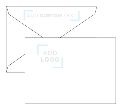 Smooth Midnight Black 32lb Lee BAR V Flap Envelopes (5 1/4 x 7 1/4)