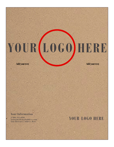 Grocery Bag 65lb 8 1/2 x 11 Cardstock