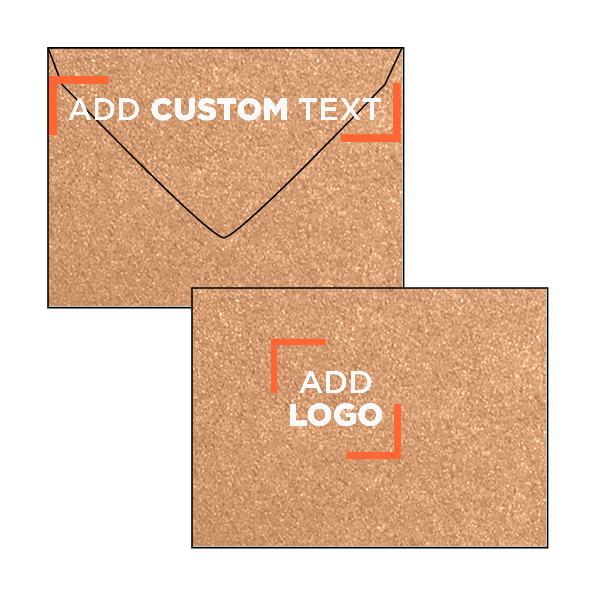 Copper Brown Metallic 32lb #17 Mini Envelopes (2 11/16 x 3 11/16)