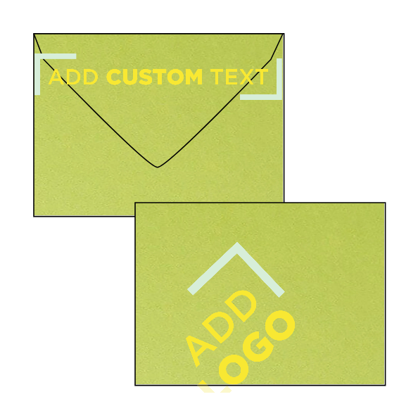 Lime Green Metallic 32lb #17 Mini Envelopes (2 11/16 x 3 11/16)