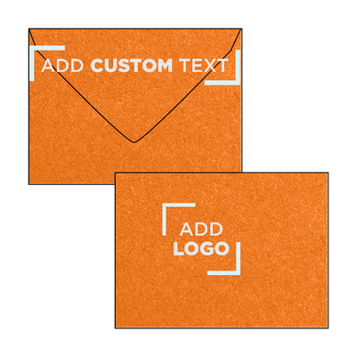 Orange Flame Metallic 32lb #17 Mini Envelopes (2 11/16 x 3 11/16)