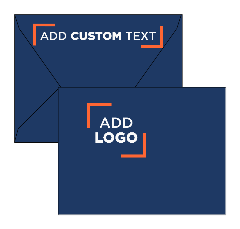Navy Blue 32lb A2 Contour Flap Envelopes (4 3/8 x 5 3/4)
