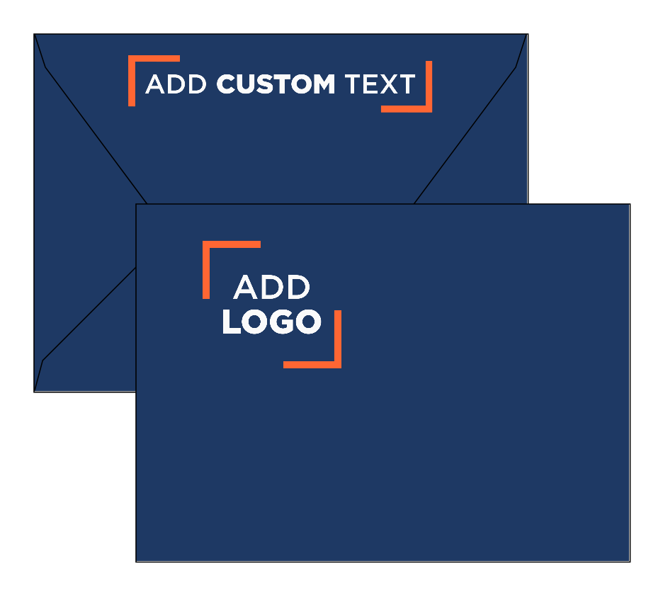 Navy Blue 32lb A7 Contour Flap Envelopes (5 1/4 x 7 1/4)