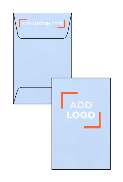 Baby Blue 32lb #1 Coin Envelopes (2 1/4 x 3 1/2)