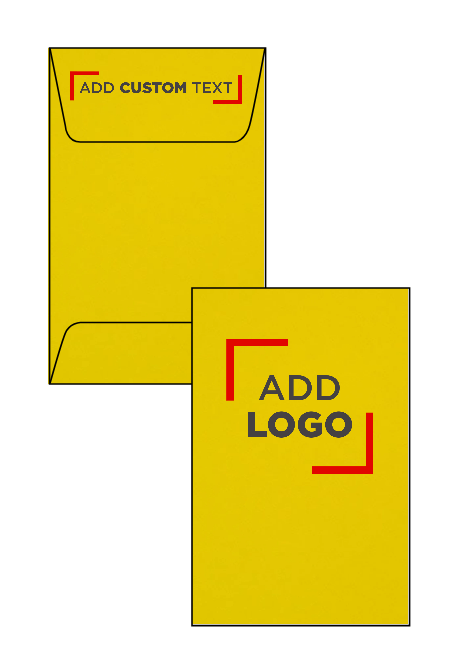 Citrus Yellow 32lb #1 Coin Envelopes (2 1/4 x 3 1/2)