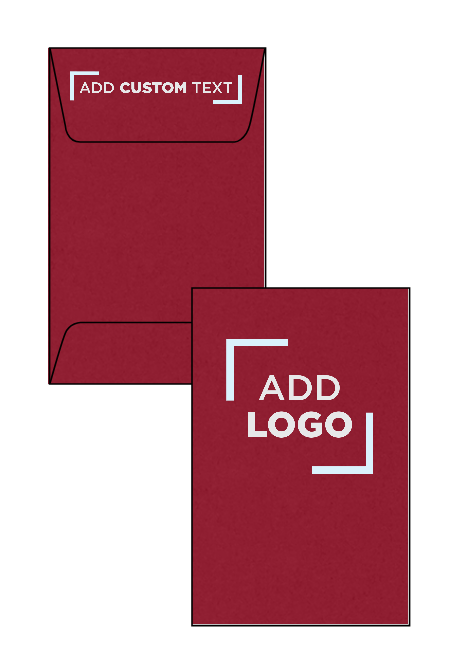 Garnet Dark Red 32lb #1 Coin Envelopes (2 1/4 x 3 1/2)