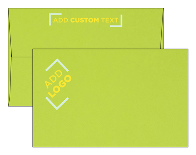 Lime Green 32lb A10 Invitation Envelopes (6 x 9 1/2) with Peel & Seal