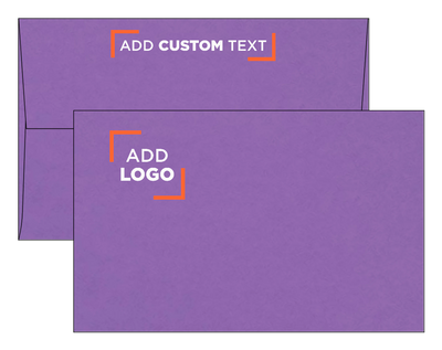 Violet Grape Purple 28lb A10 Invitation Envelopes (6 x 9 1/2) with Peel & Seal