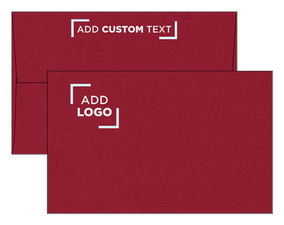 Garnet Dark Red 32lb A10 Invitation Envelopes (6 x 9 1/2) with Peel & Seal