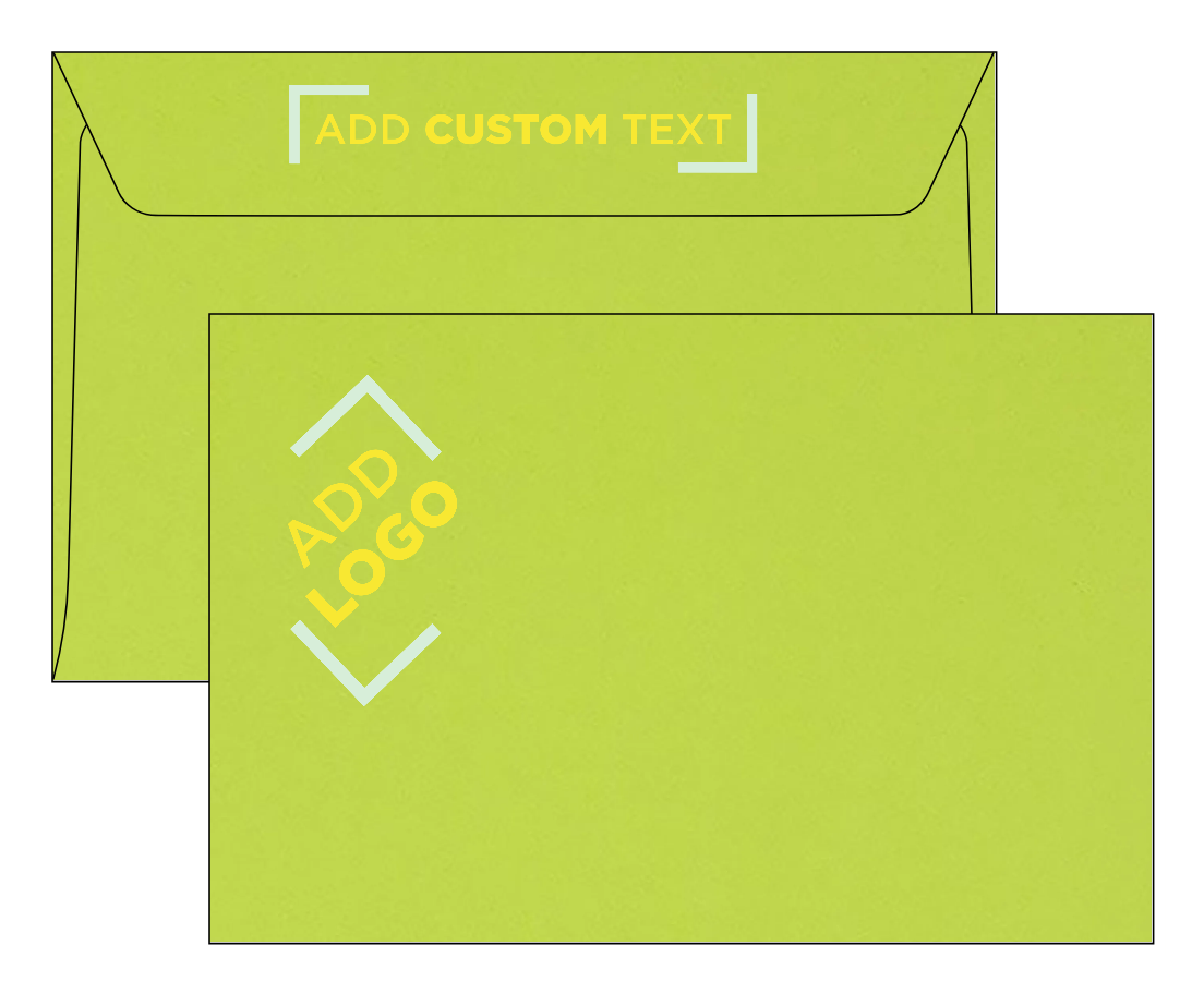 Lime Green 32lb 6 x 9 Booklet Envelopes