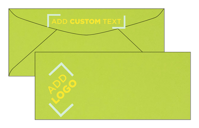 Lime Green 32lb #9 Regular Envelopes (3 7/8 x 8 7/8)