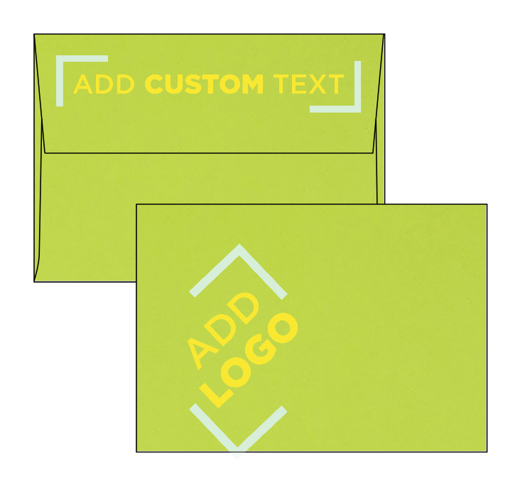 Lime Green 32lb A1 Invitation Envelopes (3 5/8 x 5 1/8) with Peel & Seal