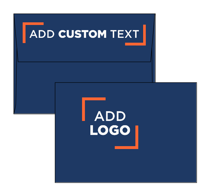 Navy Blue 32lb A1 Invitation Envelopes (3 5/8 x 5 1/8) with Peel & Seal