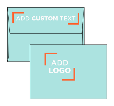 Seafoam Aqua Blue 32lb A1 Invitation Envelopes (3 5/8 x 5 1/8) with Peel & Seal