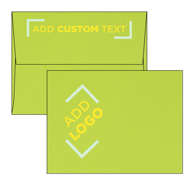 Lime Green 32lb A2 Invitation Envelopes (4 3/8 x 5 3/4) with Peel & Seal