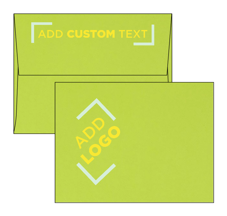 Lime Green 32lb A2 Invitation Envelopes (4 3/8 x 5 3/4) with Peel & Seal