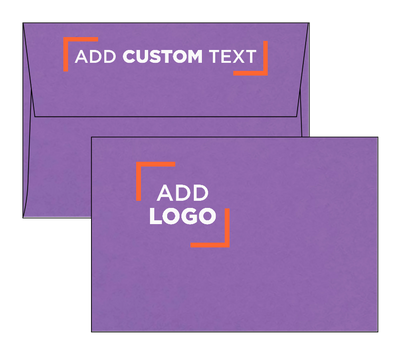 Wisteria Purple 32lb A4 Invitation Envelopes (4 1/4 x 6 1/4) with Peel & Seal