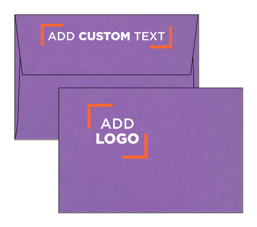 Wisteria Purple 32lb A4 Invitation Envelopes (4 1/4 x 6 1/4) with Peel & Seal