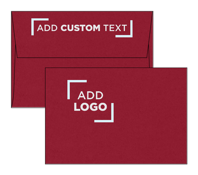 Garnet Dark Red 32lb A4 Invitation Envelopes (4 1/4 x 6 1/4) with Peel & Seal