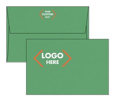 Holiday Green 32lb A4 Invitation Envelopes (4 1/4 x 6 1/4) with Peel & Seal