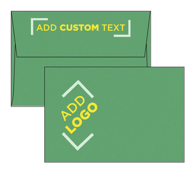 Holiday Green 32lb A4 Invitation Envelopes (4 1/4 x 6 1/4) with Peel & Seal