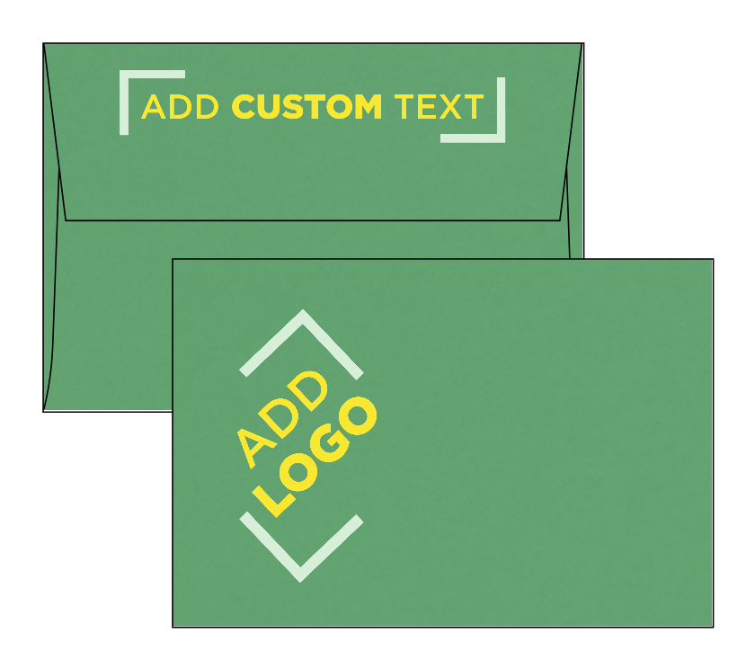 Holiday Green 32lb A4 Invitation Envelopes (4 1/4 x 6 1/4) with Peel & Seal