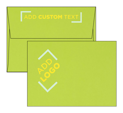 Lime Green 32lb A6 Invitation Envelopes (4 3/4 x 6 1/2) with Peel & Seal