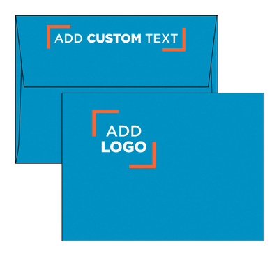 Pool Blue 32lb A6 Invitation Envelopes (4 3/4 x 6 1/2) with Peel & Seal