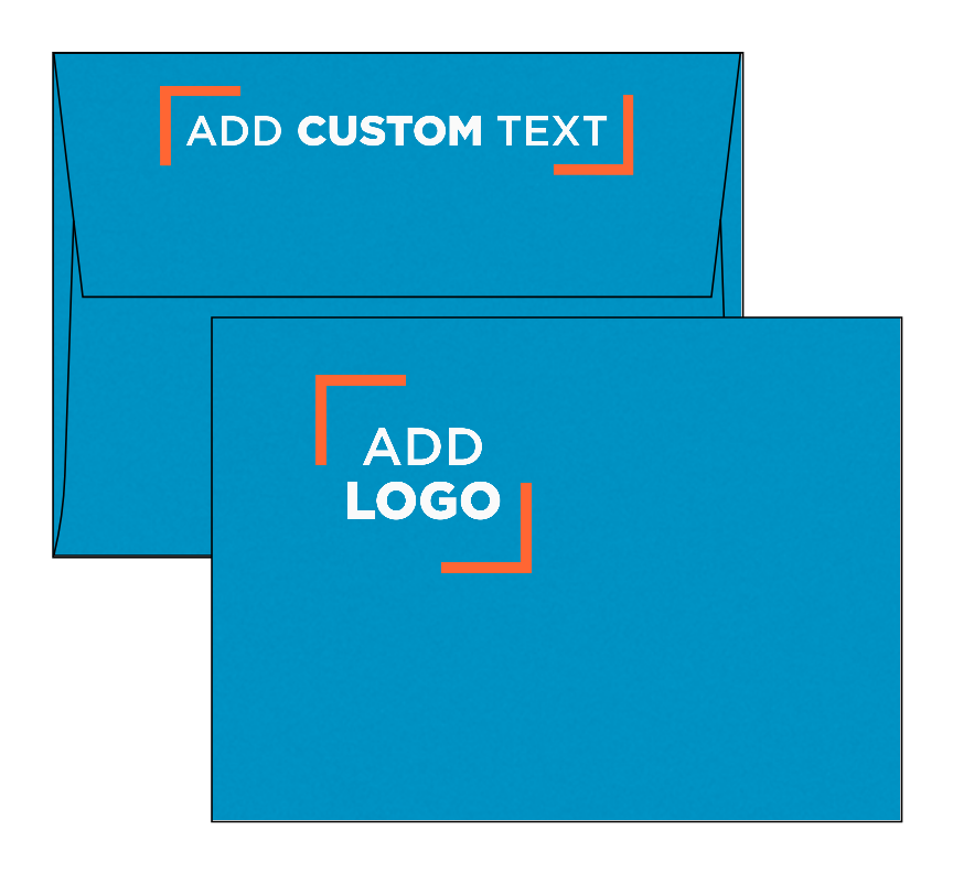 Pool Blue 32lb A6 Invitation Envelopes (4 3/4 x 6 1/2) with Peel & Seal