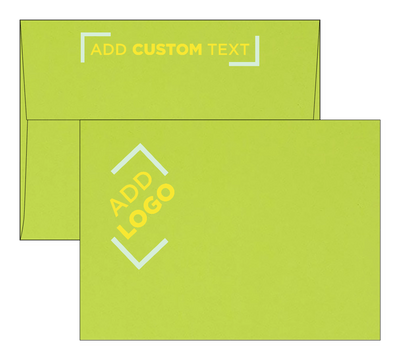 Lime Green 32lb A7 Invitation Envelopes (5 1/4 x 7 1/4) with Peel & Seal
