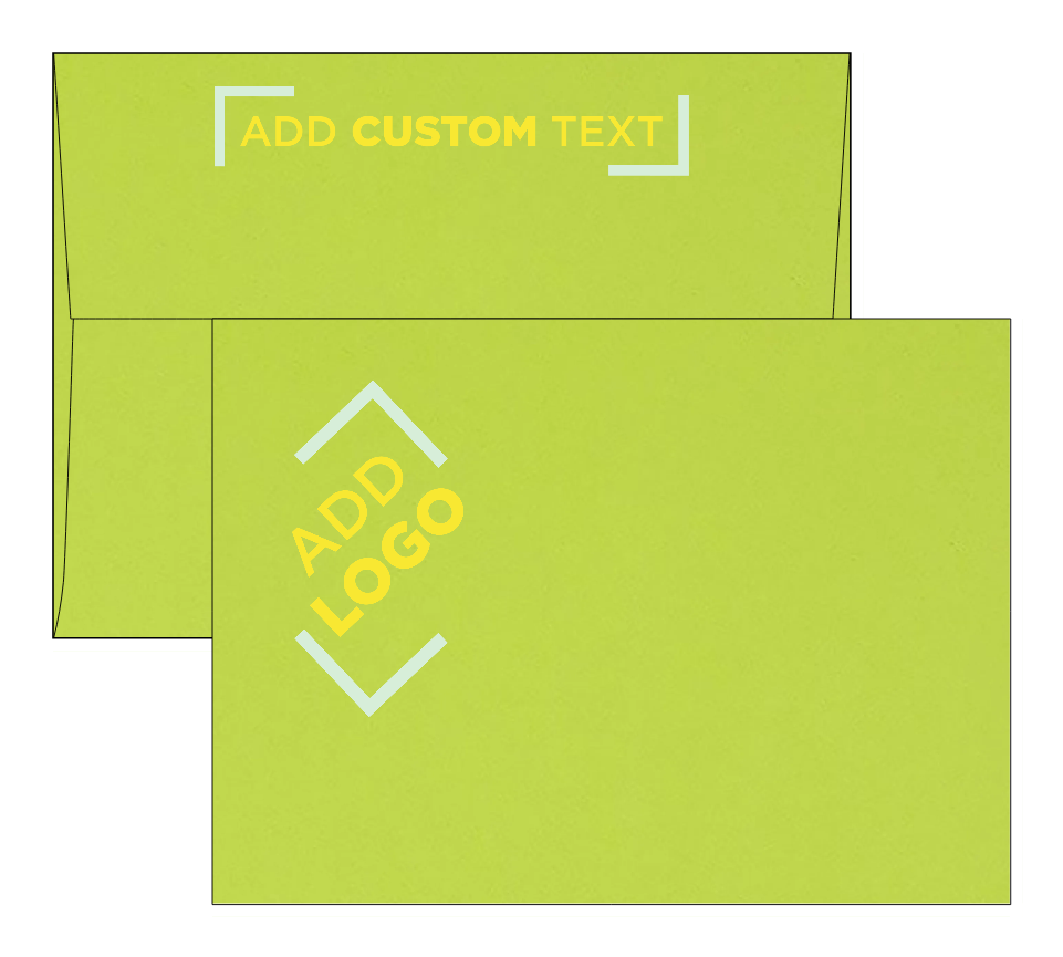 Lime Green 32lb A7 Invitation Envelopes (5 1/4 x 7 1/4) with Peel & Seal