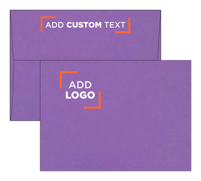 Wisteria Purple 32lb A7 Invitation Envelopes (5 1/4 x 7 1/4) with Peel & Seal