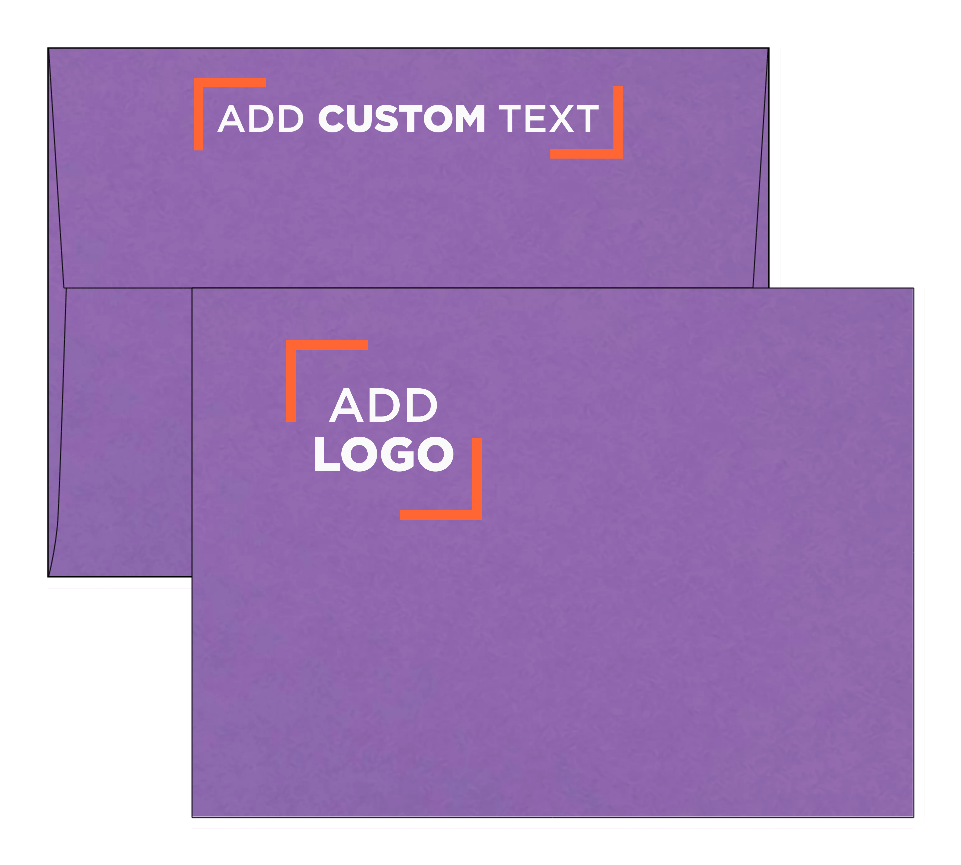 Wisteria Purple 32lb A7 Invitation Envelopes (5 1/4 x 7 1/4) with Peel & Seal