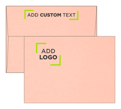 Blush Pink 32lb A7 Invitation Envelopes (5 1/4 x 7 1/4) with Peel & Seal