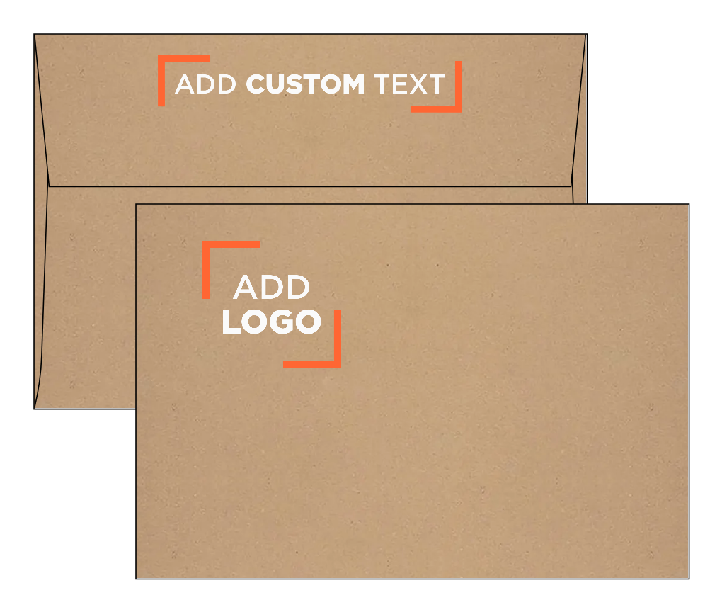 Grocery Bag 28lb A8 Invitation Envelopes (5 1/2 x 8 1/8) with Peel & Seal