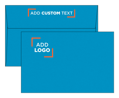 Pool Blue 32lb A9 Invitation Envelopes (5 3/4 x 8 3/4) with Peel & Seal